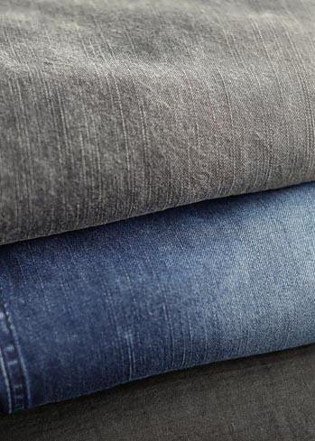 French Denim Blue Pants Plus Size Spring Elastic Waist Pockets Inspiration Women Pants - bagstylebliss