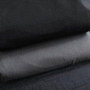 French Patchwork cotton SpringBlouse Neckline Black Shirts - bagstylebliss