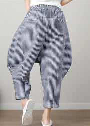 French Striped Harem Oversize Pants Trousers Summer - bagstylebliss