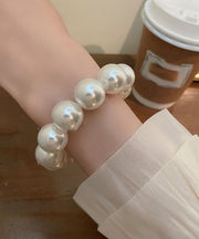 Handmade White Beading Pearl Bracelet