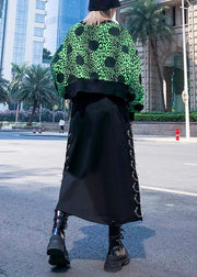 Italian black cotton Tunics Button pockets skirt - bagstylebliss