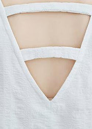 Italian o neck pockets Blouse Fabrics white top - bagstylebliss