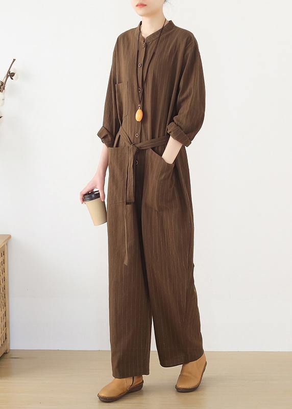 Korean brown style loose plus size women&