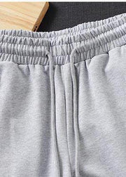 Loose Spring Wild Pants Clothing Light Gray Gifts Elastic Waist Women Pants - bagstylebliss
