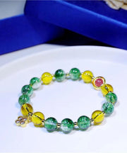 Loose Yellow Green Crystal Cozy Bracelet