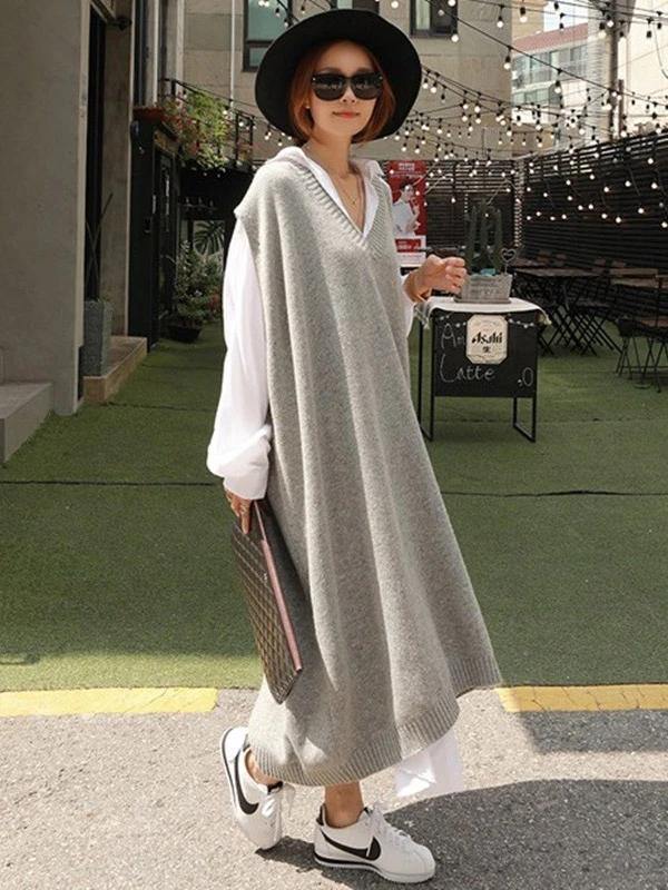 Modern lapel asymmetric cotton Tunic pattern white long shirt Dresses - bagstylebliss