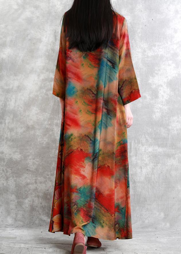 Natural o neck pockets linen Wardrobes Fashion Ideas floral Dresses - bagstylebliss