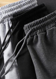 Organic Black Pants Plus Size Clothing Spring Elastic Waist Gifts Casual Pants - bagstylebliss