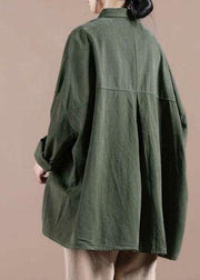 Organic Orange Coat For Woman Wardrobes Lapel Batwing Sleeve Spring Coats - bagstylebliss