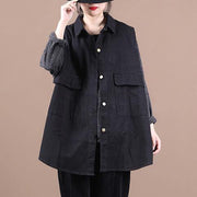 Organic lapel sleeeless fall top silhouette Fashion Ideas black shirts - bagstylebliss