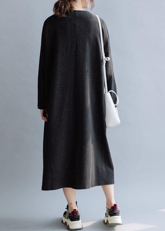 Organic v neck cotton dresses Fashion Ideas black Dresses fall - bagstylebliss