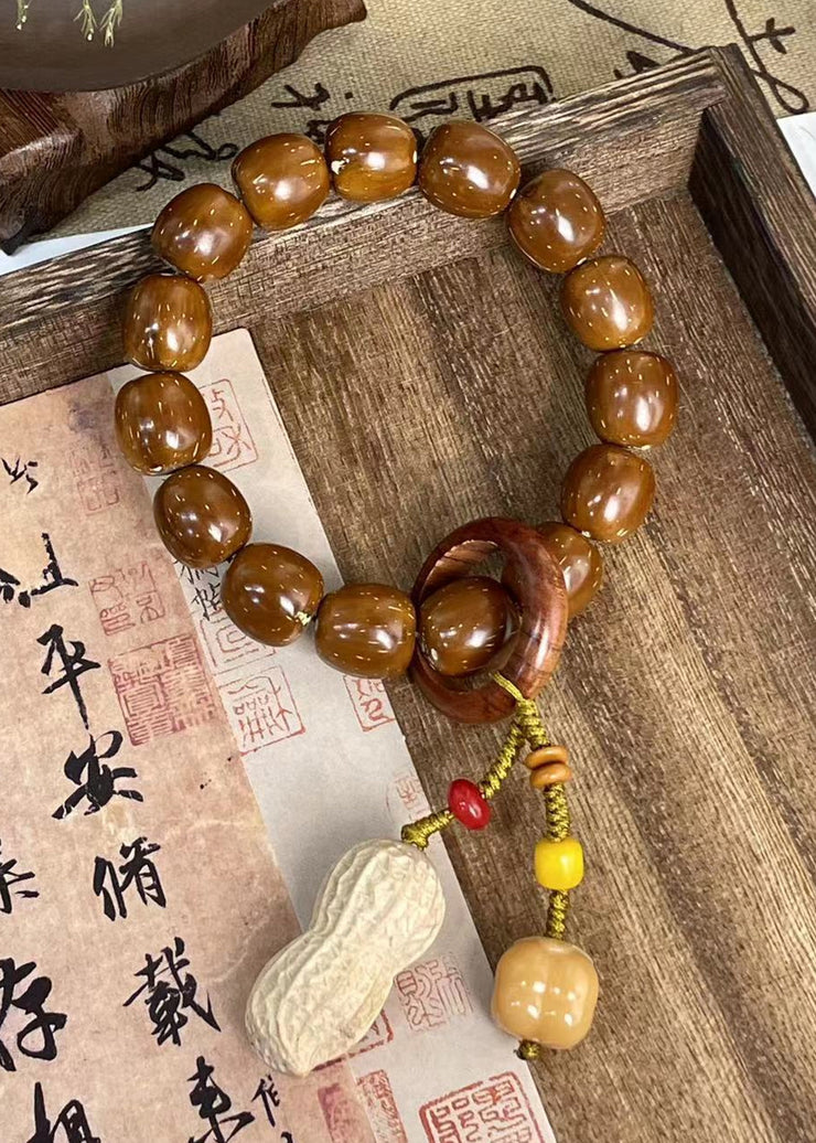 Original Design Fortune Seeking Bodhi Peanut Bracelet