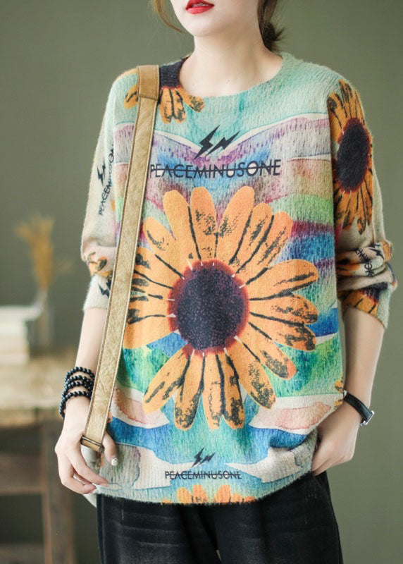 2024 Sunflower Casual Knit Sweater Tops