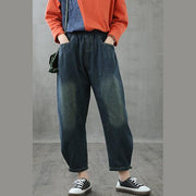 Retro jeans loose high waist long pants new casual cropped pants - bagstylebliss