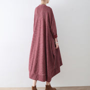 Ruby stripe cotton cardigans long casual coats oversized cotton clothing