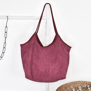 Simple cloth bag handbag retro all-match shoulder bag - bagstylebliss