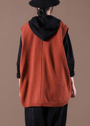 Spring 2021 New Korean Women's Loose Caramel Sweater Vest - bagstylebliss