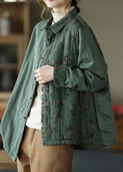 Style Lapel Asymmetric Top Quality Coats Women Blouses Chocolate Print Art Jackets - bagstylebliss