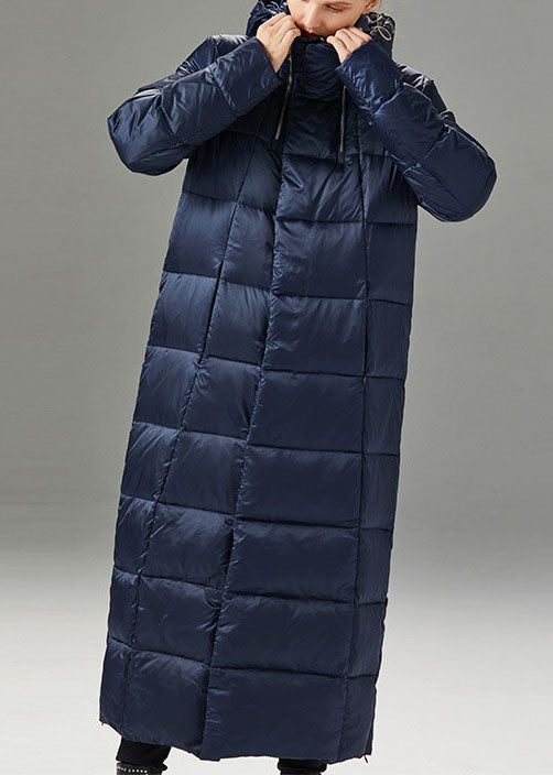 Style Navy schmal geschnittener, dicker Winter-Entendaunenmantel