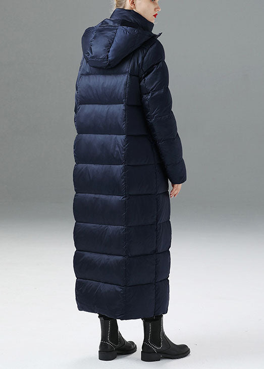 Style Navy schmal geschnittener, dicker Winter-Entendaunenmantel