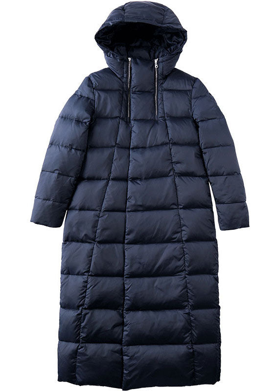 Style Navy schmal geschnittener, dicker Winter-Entendaunenmantel