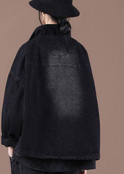 Style Pockets Fine Spring Women Black Coats - bagstylebliss
