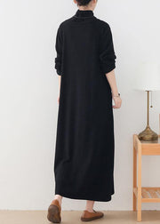 Style high neck dress Fashion Ideas black Lotus Dress - bagstylebliss