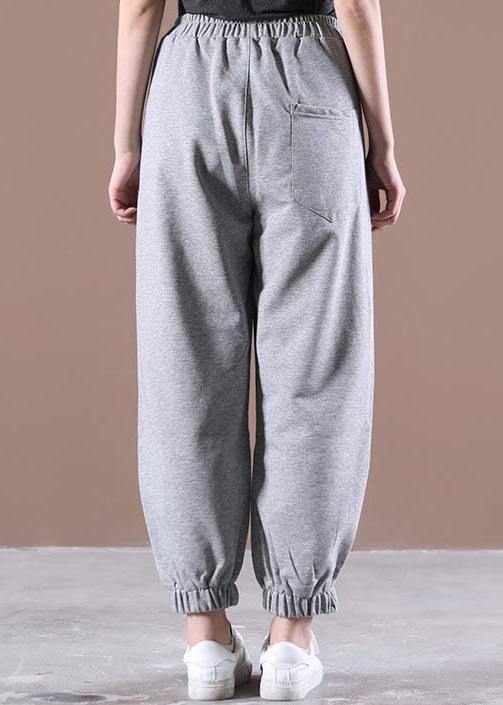 Stylish Grey Graphic Jogging Summer Cotton Pants - bagstylebliss