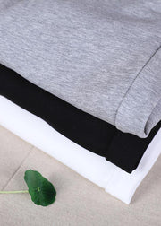 Stylish Grey Graphic Jogging Summer Cotton Pants - bagstylebliss