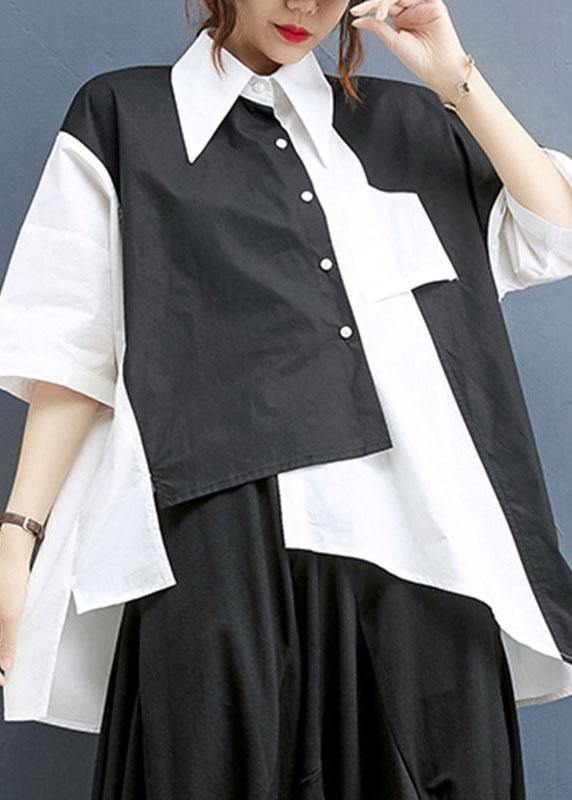 Summer Asymmetrical design Shirt Harlem Pants Two Piece Suit - bagstylebliss