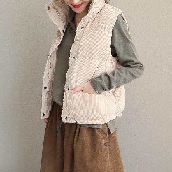 Thicken Warm Casual Waistcoat Women Casual Winter Tops