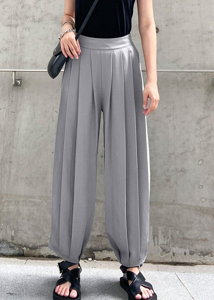 Thin large size casual Harlan bloomers women high waist radish wide leg pants - bagstylebliss