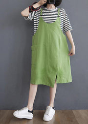 Two piece 2021 summer new strap skirt + striped T-shirt - bagstylebliss