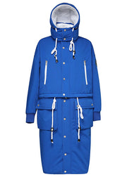 Unique Royal Blue hooded removable Casual Winter Duck Down Winter Coats