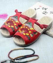 White Embroideried Cotton Flip Flops - bagstylebliss