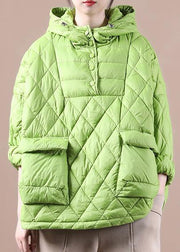 Winter Clothes 2021 Green New Women Loose Large Size Cotton Coat - bagstylebliss
