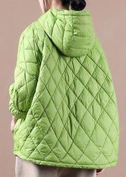 Winter Clothes 2021 Green New Women Loose Large Size Cotton Coat - bagstylebliss