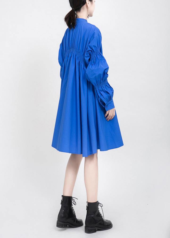 Women Asymmetrical Pleated Big Size Dress Spring - bagstylebliss