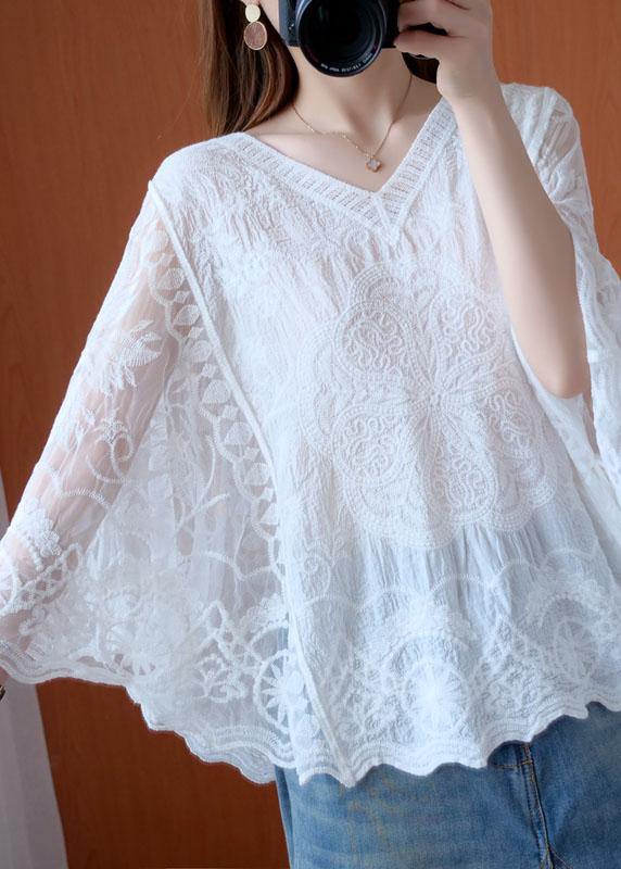 Women Pink Asymmetrical Design Summer Lace Top - bagstylebliss