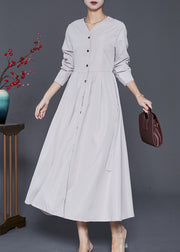 Women V Neck Tie Waist Exra Large Hem Maxi Dress Fall