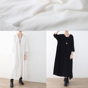 Women black v neck chiffon quilting dresses Cinched Maxi summer Dress - bagstylebliss