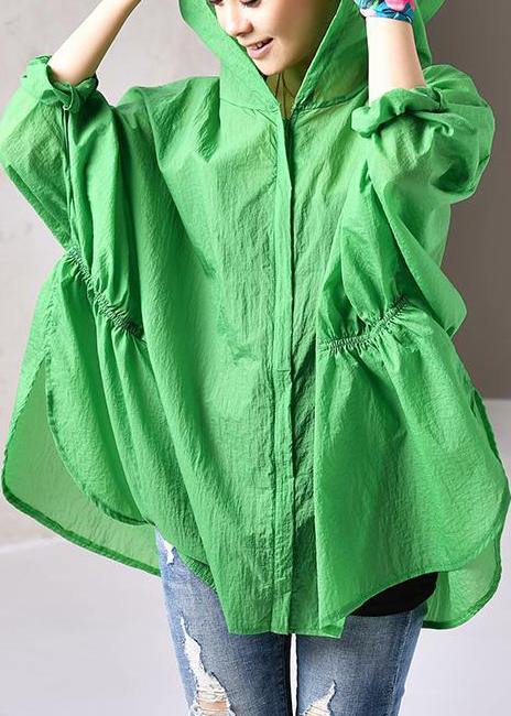 Women cotton Shirts Pakistani Green Summer Thin Sunlight Proof Coat - bagstylebliss