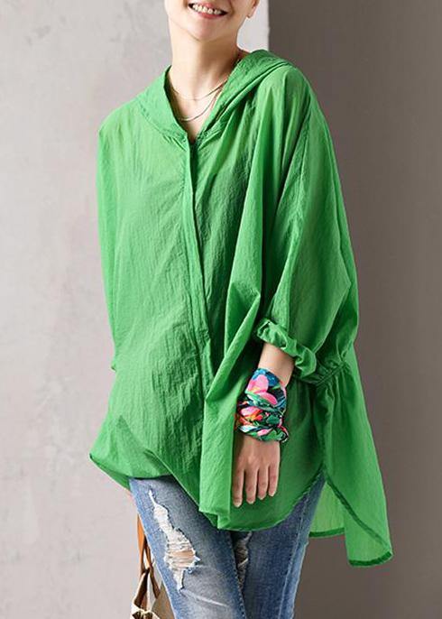 Women cotton Shirts Pakistani Green Summer Thin Sunlight Proof Coat - bagstylebliss