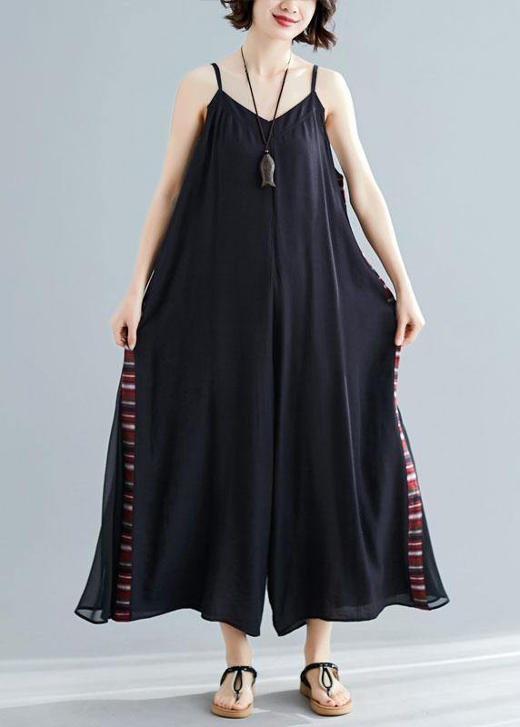 Women sleeveless cotton dresses Shape black patchwork cotton robes Dresses summer - bagstylebliss