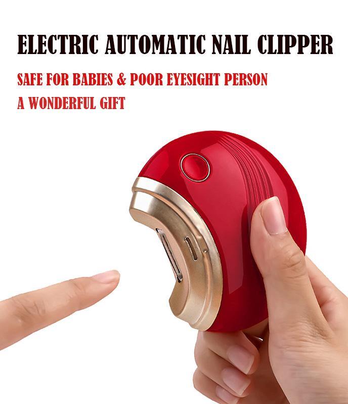 2021 New Electric Automatic Nail Clipper Cutter Trimmer Nail Cutter Manicure Pedicure Clipper Nail Trimmer Scissors Infant Grooming Tools - bagstylebliss