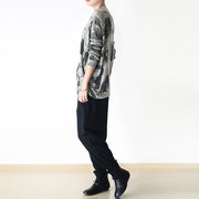 black winter pants thick cotton pants loose harem trousers jogging