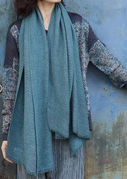 blue warm sold color women casual scarves - bagstylebliss