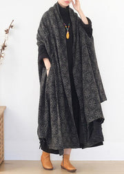 boutique  plus size clothing Jackets & Coats cloak women coats asymmetric wild wool coat - bagstylebliss