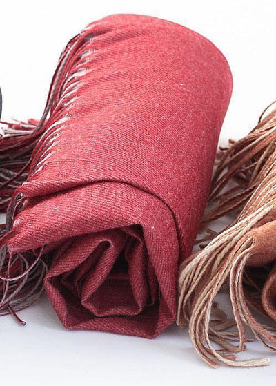 dark red women warm scarves warm rectangle big shawl - bagstylebliss