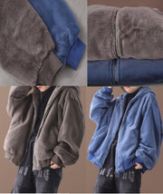 diy hooded Fashion winter coats women blouses khaki Midi outwears - bagstylebliss